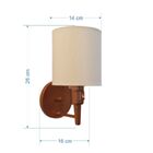 Arandela Cilíndrica Md-2030 Cobre Com Liga E Desliga Cúpula A