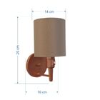 Arandela Cilíndrica Md-2030 Cobre Com Liga E Desliga Cúpula C