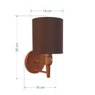 Arandela Cilíndrica Md-2030 Cobre Com Liga E Desliga Cúpula C