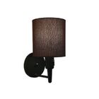 Arandela Cilíndrica Md-2030 Preto Com Liga E Desliga Cúpula C