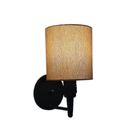 Arandela Cilíndrica Md-2030 Preto Com Liga E Desliga Cúpula P