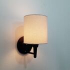 Arandela Cilíndrica Vivare Md-2009 Base Alumínio Preto Cúpula