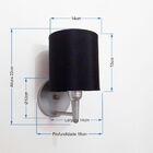 Arandela Cilíndrica Vivare Md-2009 Base Cinza Cúpula Em Tecid