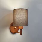 Arandela Cilíndrica Vivare Md-2009 Cobre Cúpula Em Tecido - B