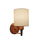 Arandela Cilíndrica Vivare Md-2009 Cobre Cúpula Em Tecido - B