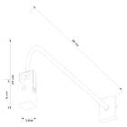 Arandela Cinza Alumínio IP44 Metaldomado