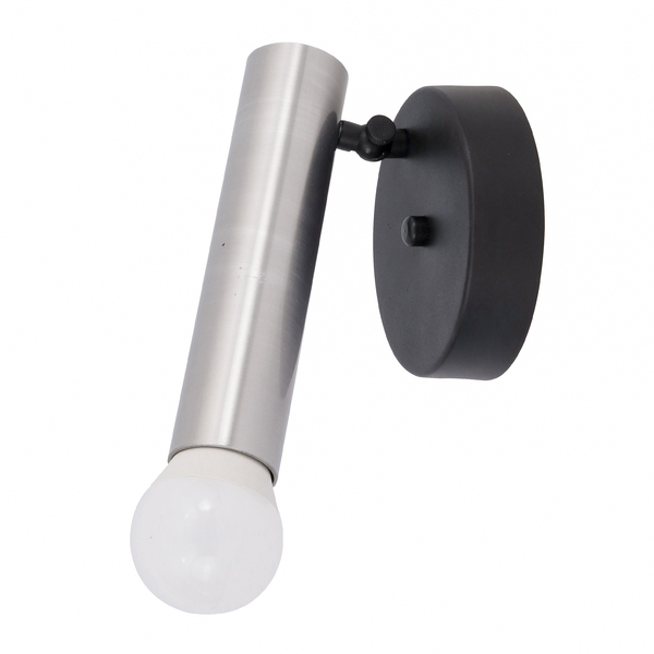 Arandela Cinza Alumínio Mini Tube Auremar