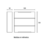 Arandela Clean Led Aletada 6w Bivolt 3000k 23633001 Blumenau