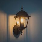 Arandela Colonial Clássica 4 Vidros Alumínio Lumavi Bivolt