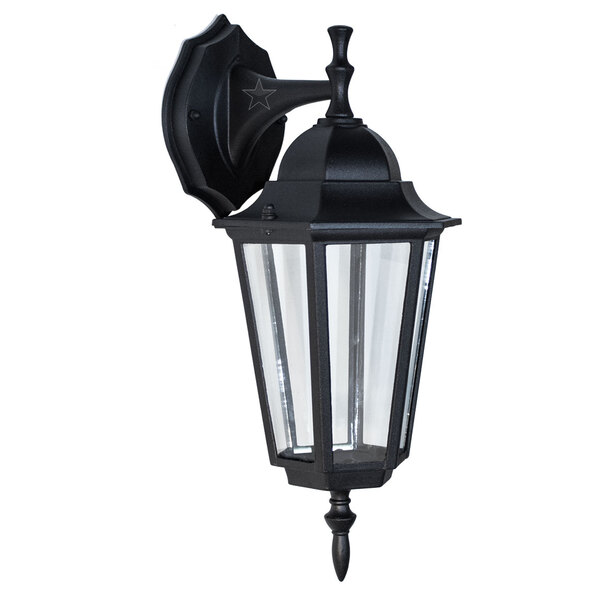 Arandela Colonial em alumínio vintage E27 retro - preta ST204