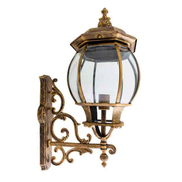 Arandela Colonial Grande Alumínio Ouro Velho 68cm St1480