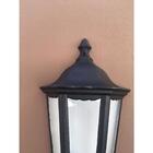 Arandela Colonial Meia Face 3 Vidros Alumínio Lumavi Bivolt