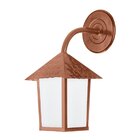 Arandela Colonial Quadrada Blumenau Cobre Liso