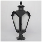 Arandela Colonial Sinhá Para Muros e Colunas 1515P Preta