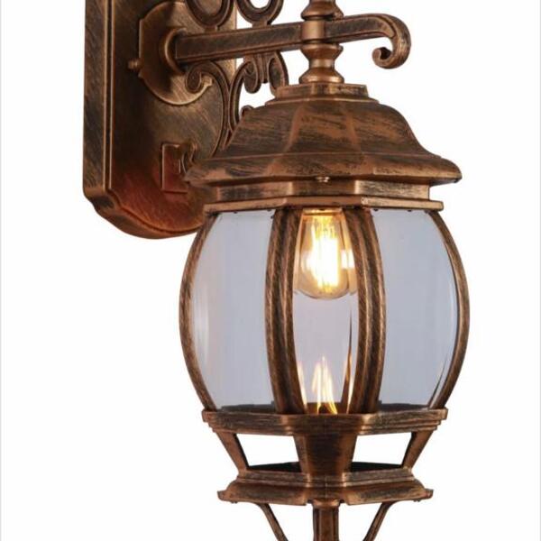 Arandela Colonial Vintage Ac201p-p/b Class Lille Ouro Velho