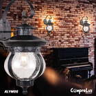 Arandela Colonial Vintage Preta Alymos 1l