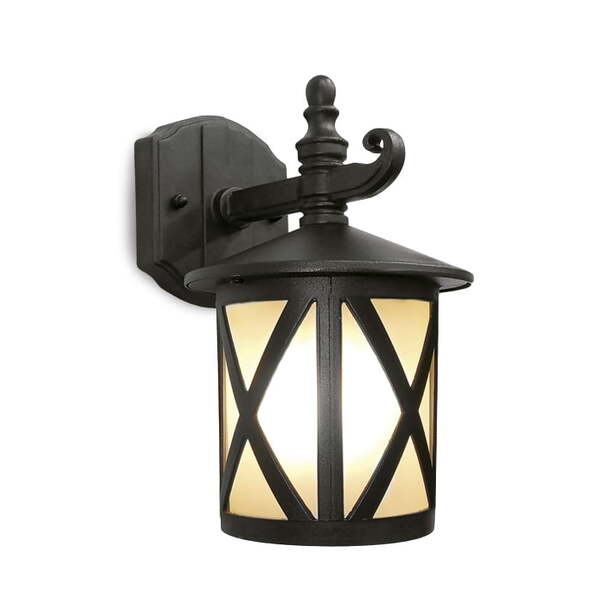 Arandela Colonial Vintage Preta Caliteia 1 Lampada