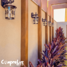 Arandela Colonial Vintage Preta Nicaia 1l