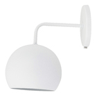 Arandela com fio Branca Alumínio Ball Luz Vita