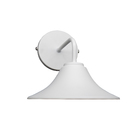 Arandela com fio Branca Metal Chapéu Luz Vita