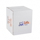 Arandela com fio Preta Alumínio Chapéu Luz Vita