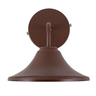 Arandela de Parede com fio Tabaco Alumínio Chapéu Luz Vita