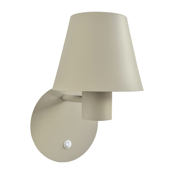 Arandela Com Interruptor Carlotta 4078 Cor Nude E27