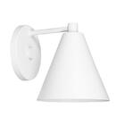 Arandela Cone 736 Em Alumínio Branco Para 1 Lâmpada E27 - Dl7