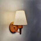 Arandela Cone Md-2004 Base Cobre Cúpula Em Tecido 14/14x07cm