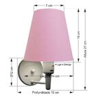 Arandela Cone Md-2013 Branco C/ Inter Liga E Desl Cúpula Em T