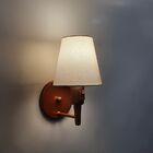 Arandela Cone Md-2013 Cobre C/ Inter Liga E Desl Cúpula Tecid