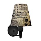 Arandela Cone Md-2013 Preto C/ Inter Liga E Desl Cúpula Em Te