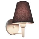 Arandela Cone Vivare Md-2004 Base Branco Cúpula Em Tecido - B