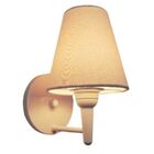 Arandela Cone Vivare Md-2004 Base Branco Cúpula Em Tecido - B