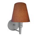 Arandela Cone Vivare Md-2013 Base Alumínio Cinza Com Interrup