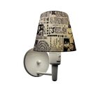 Arandela Cone Vivare Md-2013 Com Liga E Desl Cúpula Em Tecido