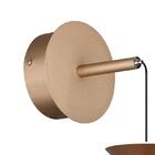 Arandela Cordel Pale Gold Bella Para Salas E Quartos 6w 2700k