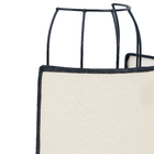 Arandela Creme Alumínio e Palha RAW Auremar