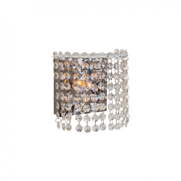 Arandela Cristal Redondo 160x80x120mm 1 Luz G9 (não Inclusa)