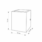 Arandela Cube Branca Utron
