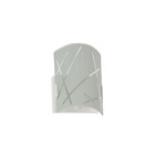 Arandela Cuiabá 01 Lp E27 60w 12x20cm Ar 1009/1 Branco 1 Naci