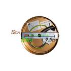 Arandela Cuica Bronze Globo Vidro Branco Bella Hl016 St2437