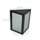 Arandela De Aluminio E27 Bivolt Preto Rioprelustres 6212