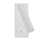 Arandela De Cabeceira Leitura Branca Led 3w 3000k Bivolt