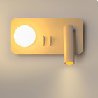 Arandela De Cabeceira Leitura Branca Led 8w 3200k Bivolt