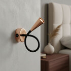 Arandela De Cabeceira Leitura Flexivel Rose Gold Led 3w 3000k