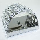 Arandela de Cristal K9 legítimo meia lua para lâmpada G9 st45