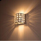 Arandela de Cristal K9 legítimo meia lua para lâmpada G9 st45