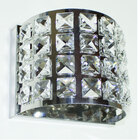 Arandela de Cristal K9 legítimo meia lua para lâmpada G9 st45