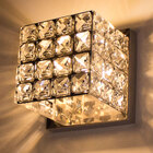 Arandela De Cristal Legítimo K9 2 Fachos Quadrada G9 St4558